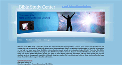 Desktop Screenshot of biblecourses.us